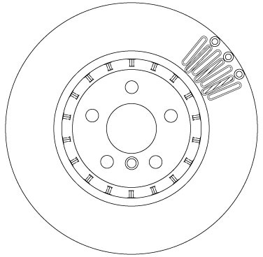 TRW Bremsscheibe DF6892S