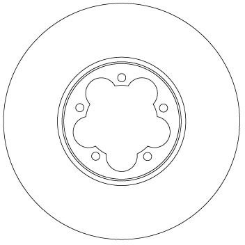 TRW Bremsscheibe DF6921S