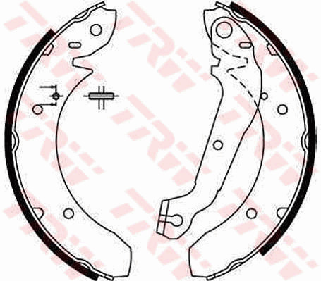 TRW Bremsbackensatz GS6166