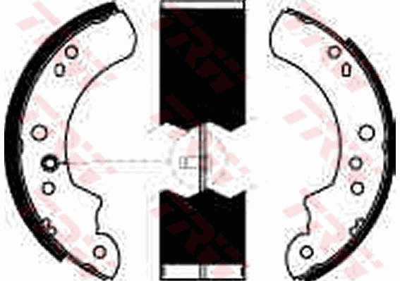 TRW Bremsbackensatz GS6222