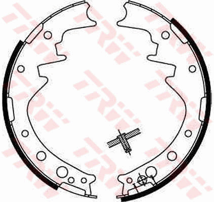 TRW Bremsbackensatz GS8170