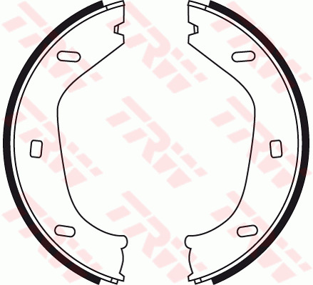 TRW Bremsbackensatz, Feststellbremse GS8219