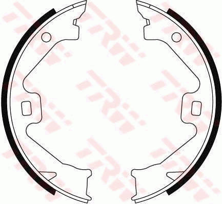 TRW Bremsbackensatz, Feststellbremse GS8469
