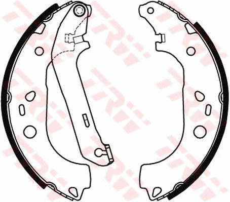 TRW Bremsbackensatz GS8471