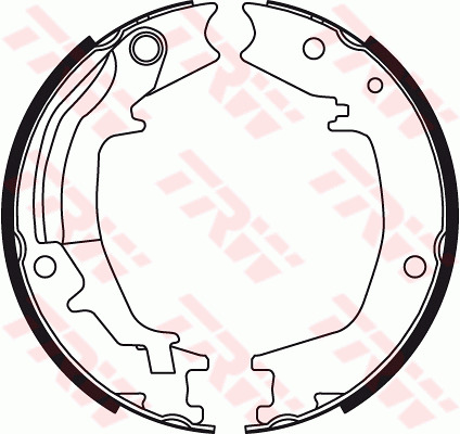 TRW Bremsbackensatz, Feststellbremse GS8489