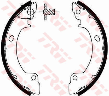 TRW Bremsbackensatz GS8552