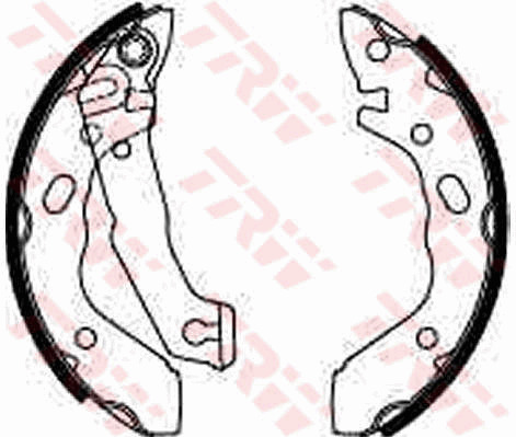 TRW Bremsbackensatz GS8568
