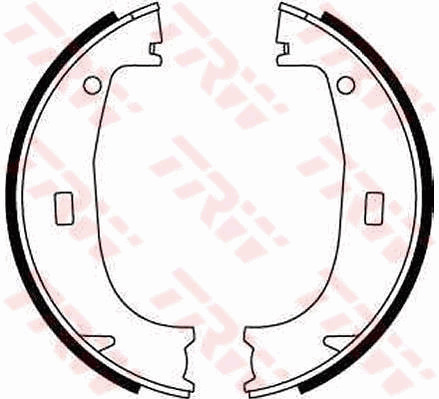 TRW Bremsbackensatz, Feststellbremse GS8594