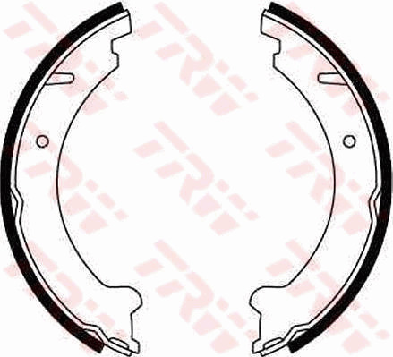 TRW Bremsbackensatz, Feststellbremse GS8599