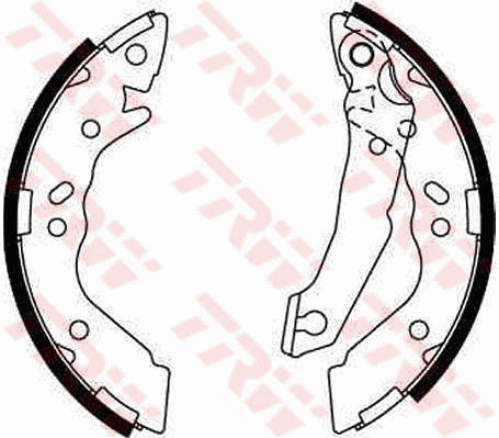 TRW Bremsbackensatz GS8658