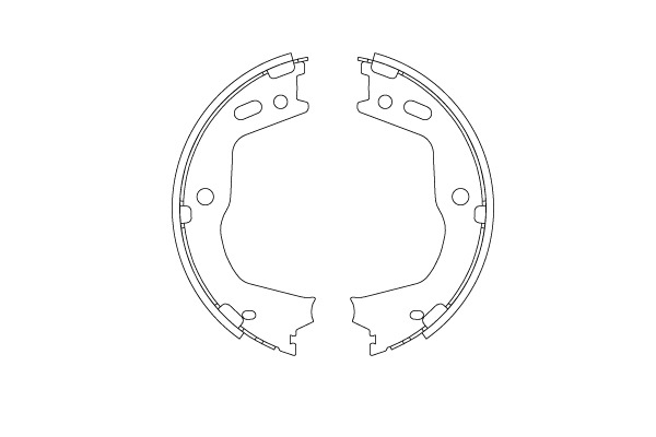 TRW Bremsbackensatz, Feststellbremse GS8803