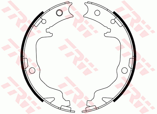 TRW Bremsbackensatz, Feststellbremse GS8804