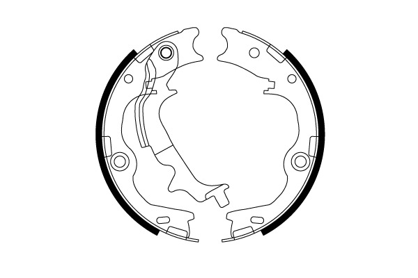 TRW Bremsbackensatz, Feststellbremse GS8817