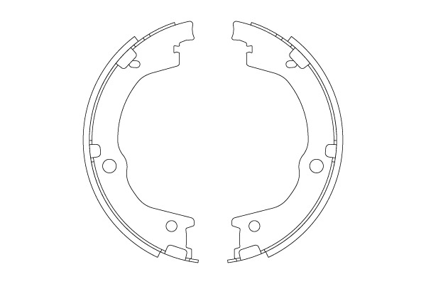 TRW Bremsbackensatz, Feststellbremse GS8829