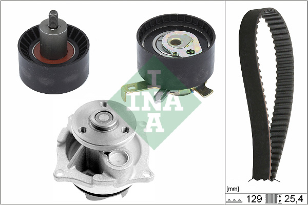 INA Wasserpumpe + Zahnriemensatz 530 0066 30
