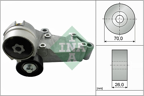 INA Riemenspanner, Keilrippenriemen 534 0146 10