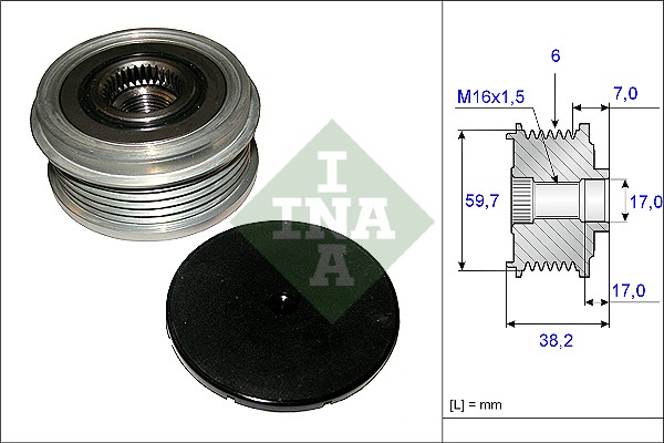 INA Generatorfreilauf 535 0064 10