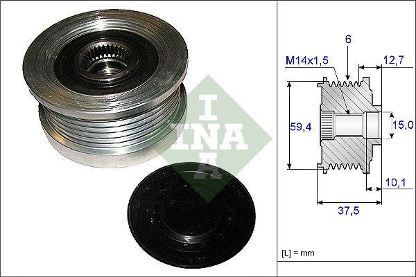 INA Generatorfreilauf 535 0110 10