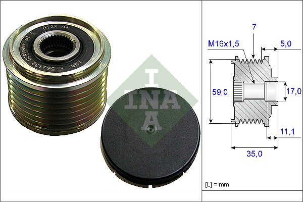 INA Generatorfreilauf 535 0159 10
