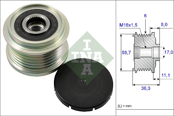INA Generatorfreilauf 535 0160 10