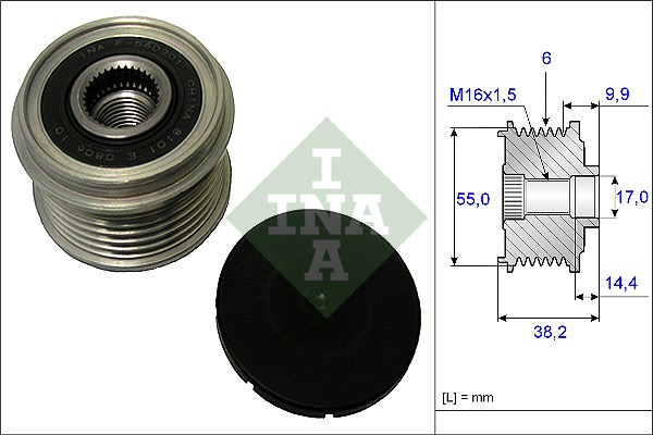 INA Generatorfreilauf 535 0216 10