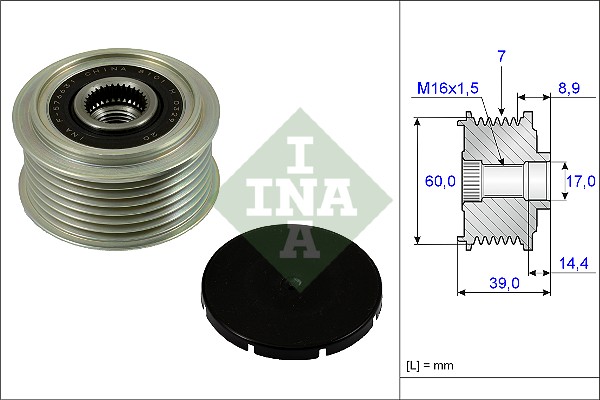 INA Generatorfreilauf 535 0245 10