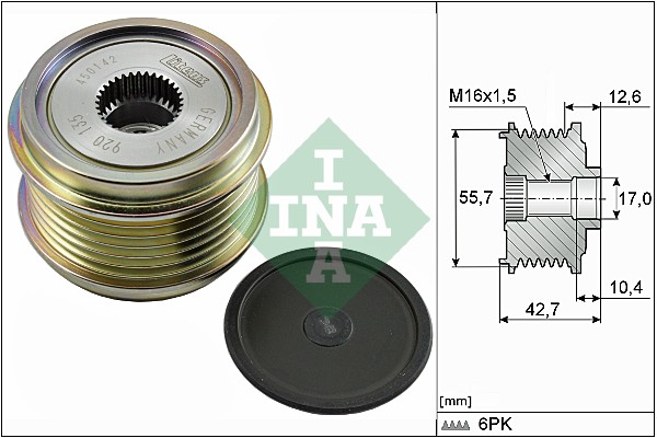 INA Generatorfreilauf 535 0276 10