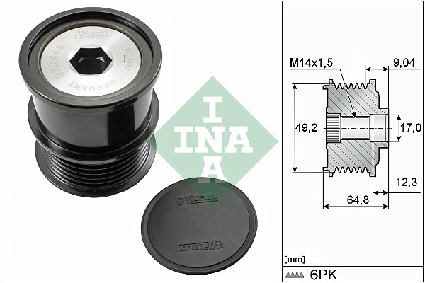 INA Generatorfreilauf 535 0284 10