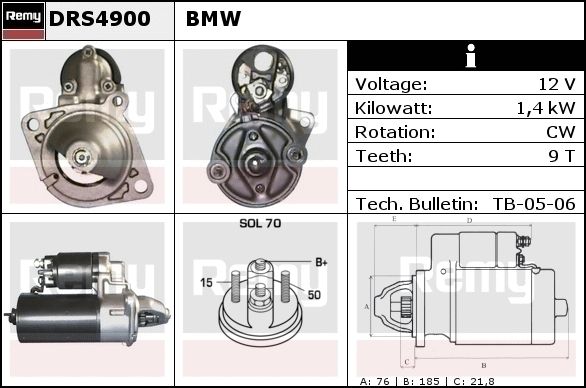 REMY Starter DRS4900