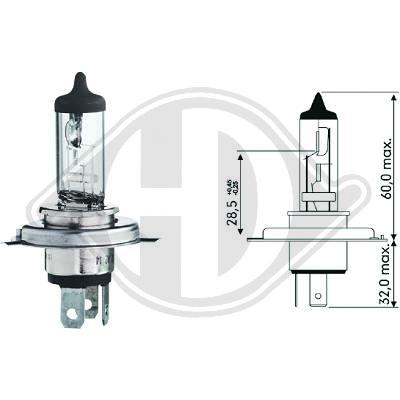 DIEDERICHS Glühlampe, Hauptscheinwerfer LID10010