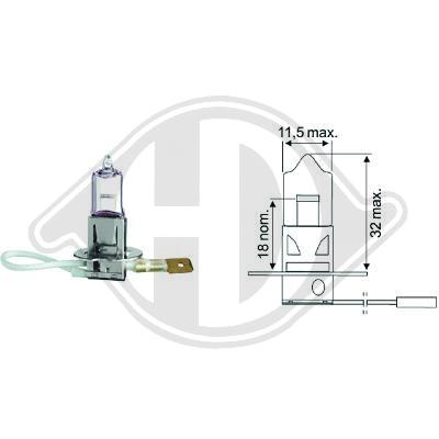 DIEDERICHS Glühlampe, Nebelscheinwerfer LID10015