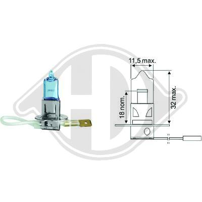 DIEDERICHS Glühlampe, Nebelscheinwerfer LID10017