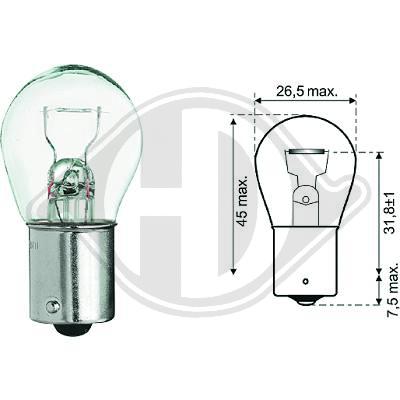 DIEDERICHS Glühlampe, Bremsleuchte LID10047