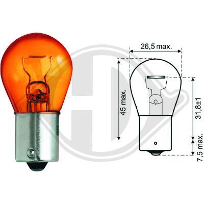 DIEDERICHS Glühlampe, Bremsleuchte LID10048