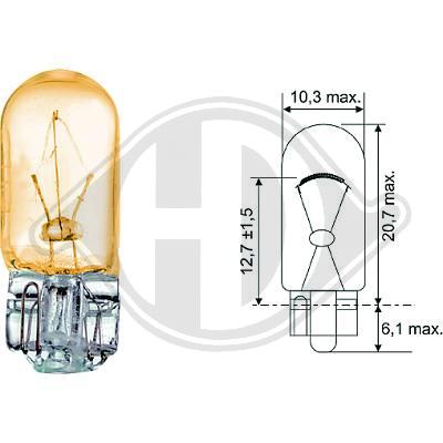 DIEDERICHS Glühlampe, Positions-/Begrenzungsleuchte LID10079