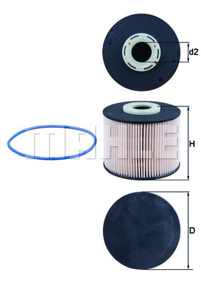 MAHLE Kraftstofffilter KX 331D