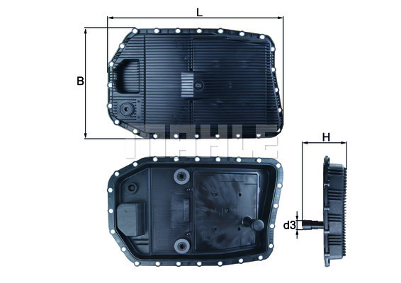 MAHLE Ölwanne, Automatikgetriebe HX 154