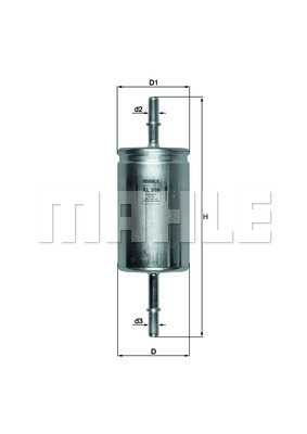 MAHLE Kraftstofffilter KL 559