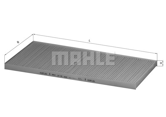 MAHLE Filter, Innenraumluft LA 34