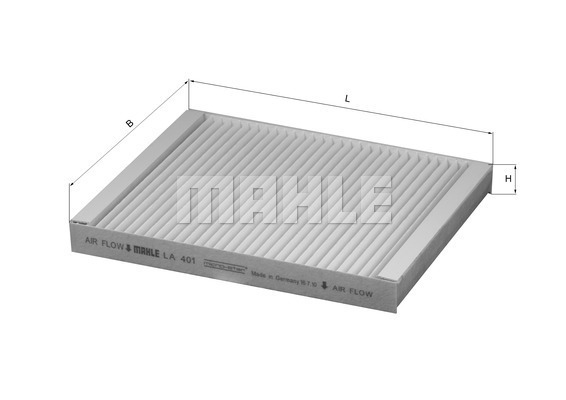 MAHLE Filter, Innenraumluft LA 401
