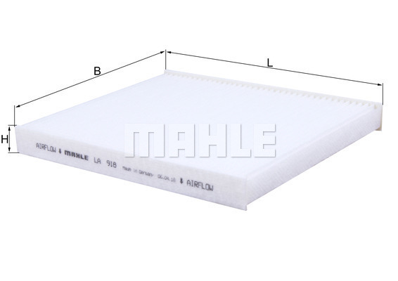 MAHLE Filter, Innenraumluft LA 918