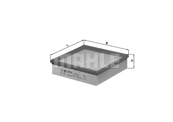 MAHLE Luftfilter LX 220