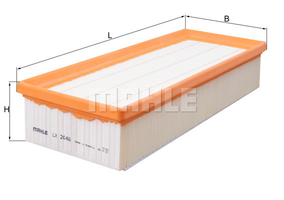 MAHLE Luftfilter LX 2046