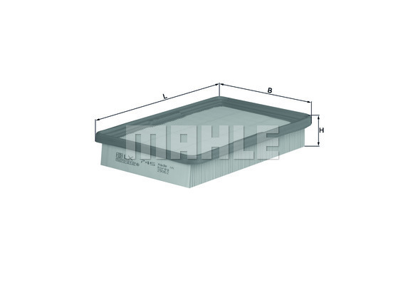 MAHLE Luftfilter LX 745