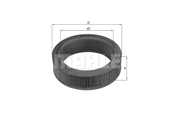 MAHLE Luftfilter LX 184