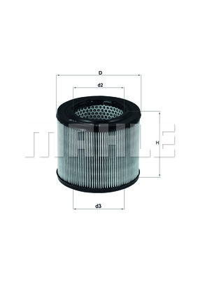MAHLE Luftfilter LX 194
