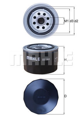 MAHLE Ölfilter OC 384