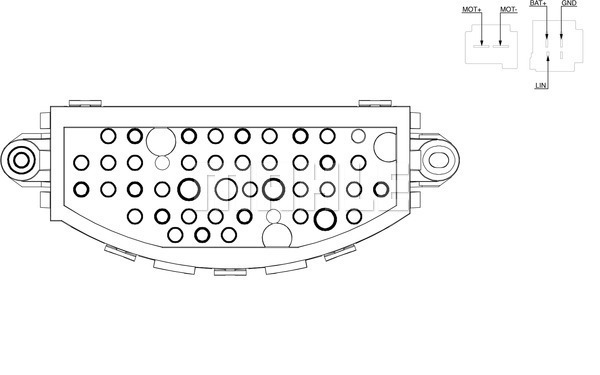 MAHLE Regler, Innenraumgebläse ABR 22 000S