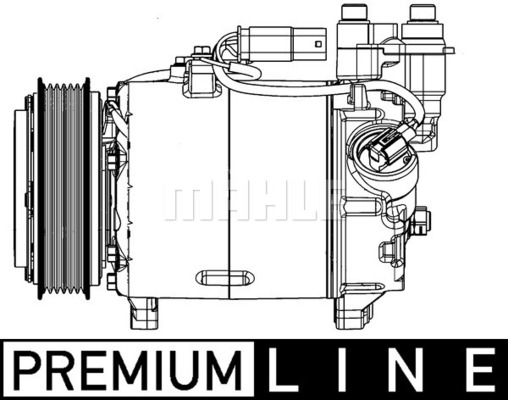 MAHLE Kompressor, Klimaanlage ACP 598 000P