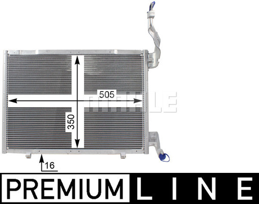 MAHLE Kondensator, Klimaanlage AC 22 000P